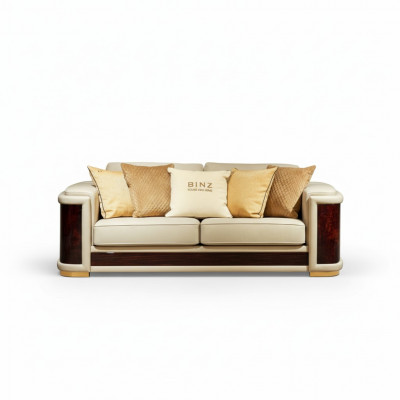 Dreisëtzer Couch Polster Design Canapé Modern 3er Sëtz Zëmmer Miwwelen Luxus