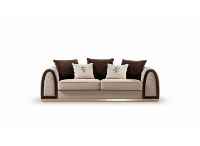 Design Luxus Sofa Sëtz Polster Couch XXL Grouss 4+3 Sëtzer Garniture Chesterfield