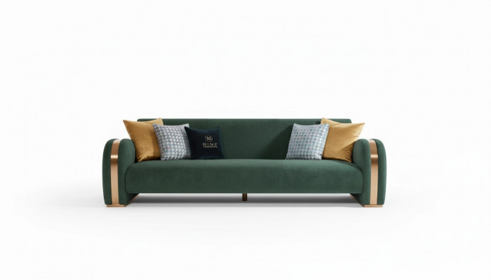 Canapé 4 Sëtzer Canapé Polster Textil Canapéën Design Luxus Stoffsëtzer Véiersëtzer grouss