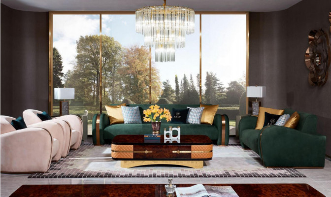 Sofa 2 Sëtzer Luxus Designer Canapé Neie Sofa Luxus Polstersofa Zweesëtzer Neien