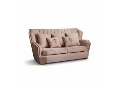 Wunnzëmmer Canapé Polster Sëtz Garnitur 3er Sofaen 3-Sëtzer Sofa Stoffssofa Miwwelen