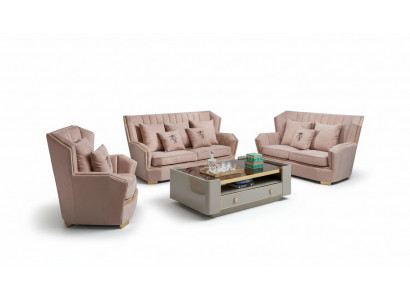 Designer Dëscher Sofadësch Holz Dësch Niewendësch Niewendëscher Canapé Sofa Nei