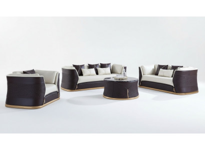 Sofaset 321 Sëtzer Set Design Sofa Polster Canapéë Modern Luxus nei