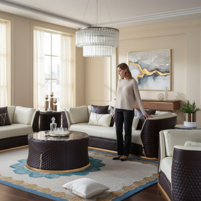 Dräisëtzer Design Couch Polster 3er Sofa Couchen Lieder Sofasen Liederzofa