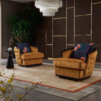 Design Sëtz Textil Luxus Fernseh Canapé 1 Seetzer Sofa Relax Lounge Club Polster