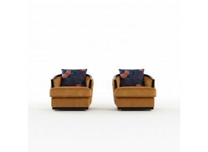 Design Sëtz Textil Luxus Fernseh Canapé 1 Seetzer Sofa Relax Lounge Club Polster