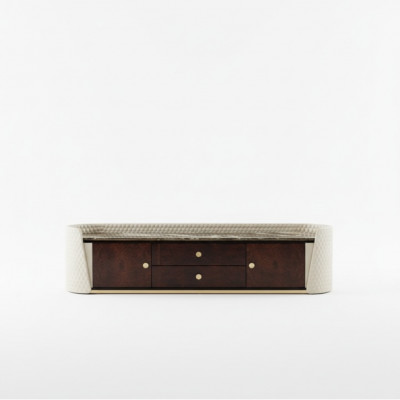 Designer TV-Mo, Anrichte, Kommode, Sideboard, klengen Schaf, Zëmmer, Deko, Regal