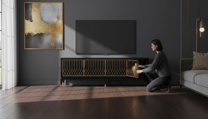 Sideboard rtv Kommode Wunnzëmmer Schaf Schaf Lowboard tv Miwwelen