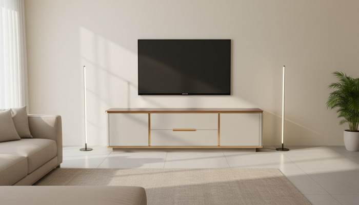 Designer RTV TV Kommode Anrichte Deko Side Low Board Schaf Wunnzëmmer