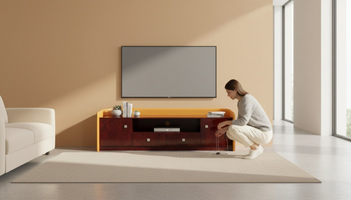 RTV Dësch RTV Schaf Lowboard Miwwelen Fernsektësch Design Fernsekschaf