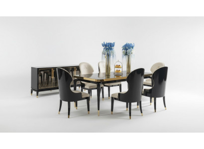 Fotell Stull 1x Iesszëmmer Tëlee Lounge Lieder Sëtz Modern Polsterstull