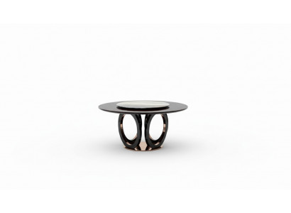 Design Holzdësch Ronn Iessdësch Rond Iessdëscher 150cm Luxus Klass