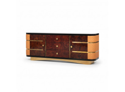 Deko Designer Kommode Anrichte Side Low Board Schaf Wohnzëmmer Regal