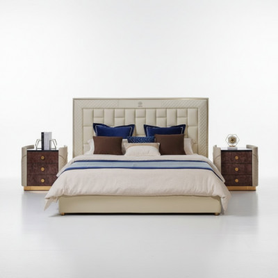 Bett Schlofkummer Design Better Nuetsdëscher Luxusmiwwelen 3tlg. Garnitur