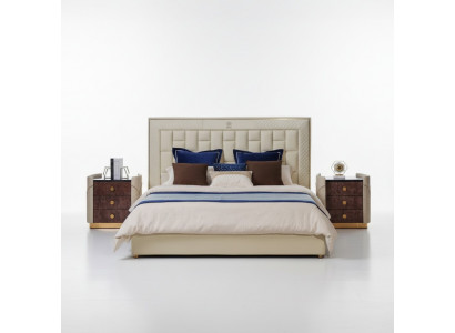 Bett Schlofkummer Design Better Nuetsdëscher Luxusmiwwelen 3tlg. Garnitur