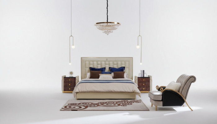 Design Liederbett Luxus Gepolstert Betten Duebel Modern Bestiet 180x200