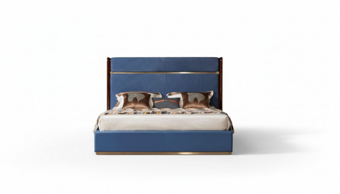 Klassescht Bettergestell Lieder Bett Blo Luxus Better Schlofkummer Miwwelen
