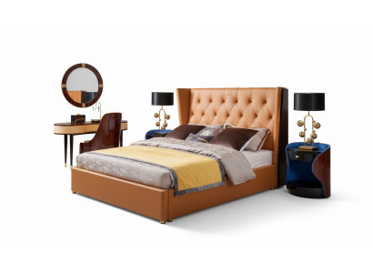 Bett Schlofkummer Miwwelen 6tlg. Lieder Komplett Set Design Luxus Better