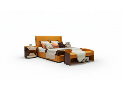 Luxus Schlofzëmmer Duebelbett Bett 180x200cm Lieder Nei Hotel Better