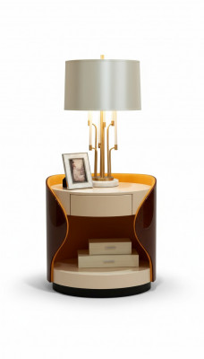 Design Nuecht Dësch Dëscher Konsole Niewendësch Original Schlofzëmmer Luxus