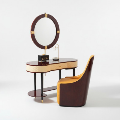 Schminktisch Spigel Stull Komplett Set Kommod Schlofkummer Modern