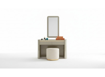 Luxus Schminckdësch Spigel Hocker Komplett Set Kommode Schlofzëmmer