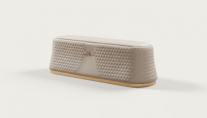 Designer Hocker Fousshocker Säithocker Ottoman Chaiselongue Sëtzbank