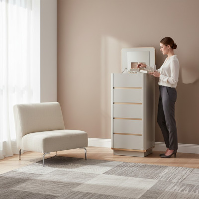 Kommod dekorativt Sideboard Kommoden Sideboarden 5 Schiefsladen Héichschaf