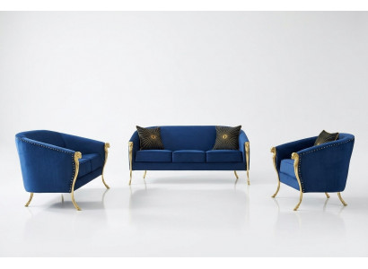 Design 3 Plazen Relax Sofas Club Lounge Sofa Textil Polster Couch Stoff Couchen