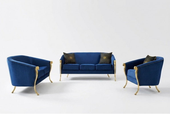 Sofagarnitur 321 Set zum Sëtzen Design Sofae Polster Couchen Textil Relax Modern