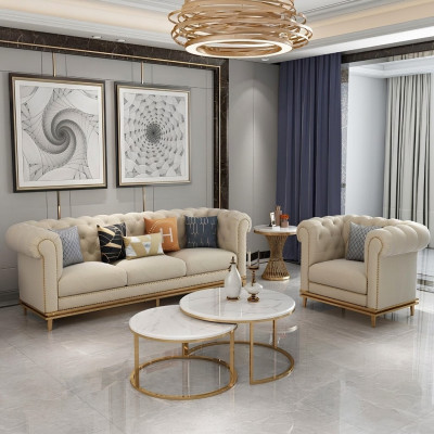 Sofa Sofa Garnitur 3+1 Sëtzer Set Design Polster Couche Couch Modern Garnitur