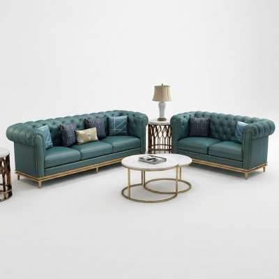 Sofa-Garnitur Couch Polster 3+2 Sëtzer Lieder Garnitur Polster Sëtz Couchen 2tlg.