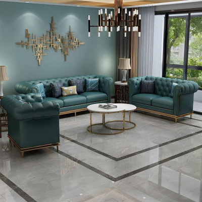 Sofa-Garnitur 3 2 1 Sëtzer Set Design Sofa Polster Couchen Couch Modern Luxus Neit