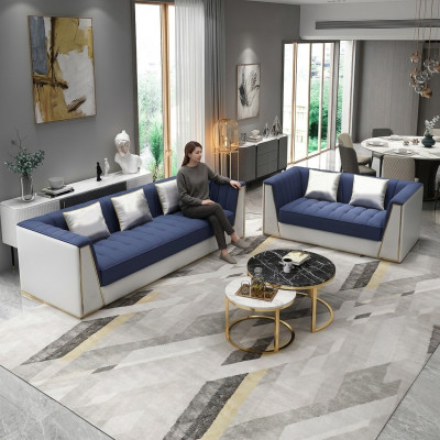 Sofagarnitur 3 2 Sëtzer Couch Sofa Polster Garnitur Couch Set Stoff Textil