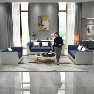 Sofagarnitur 3 2 1 Sëtzer Set Design Sofas Polster Couchen Textil Relax