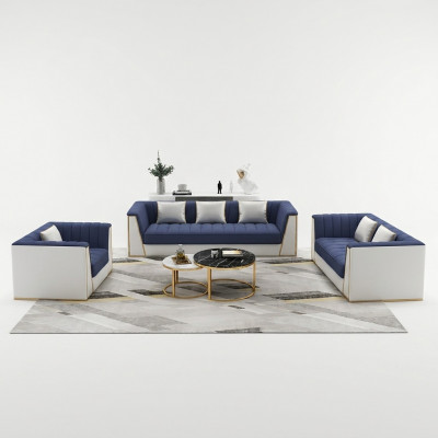 Sofagarnitur 3 2 1 Sëtzer Set Design Sofas Polster Couchen Textil Relax