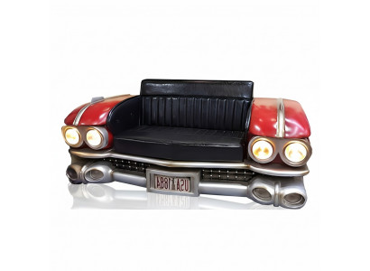 Sofa Auto Hallefsgeschier Ratro Cinema Canapé Polster Set Ledercanapé