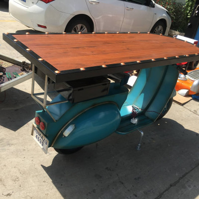 Bartdësch Vintage Steedësch Buffet Konsolendësch Tresen Barregal Dëscher