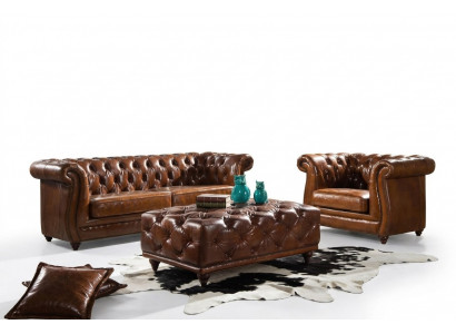 Canapéensemble Couch Polster Klassik 3+1 Sëtzer Set Design Sofas Polster Lieder Neit