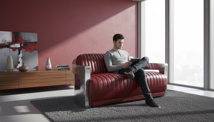 Design Club 2 Sëtzer Sofa Lieder Sofa Dräisëtzer Vintage Lieder Zwësësitzer Couchen