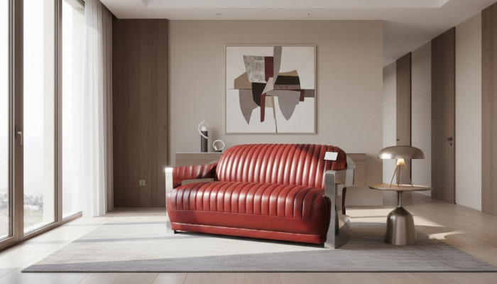 Design Club 2 Sëtzer Sofa Lieder Sofa Dräisëtzer Vintage Lieder Zwësësitzer Couchen