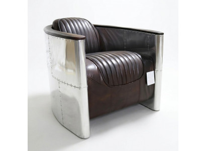 Sëtz Design Echt Lieder Vintage Luxus Miwwelen Polster Aviator Fliger.