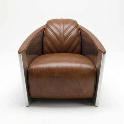 Léierfauteuil Fliger Aviator Fauteuil Loungenfauteuil Cocktailstull vintage