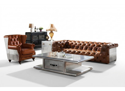 Ohrensessel Echtlieder Vintage Cigar Ouerbacksessel Fernsehessel