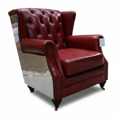 Héiersessel Echtlieder Vintage Chesterfield Lieder Télévisiounssessel Liederessel Nei