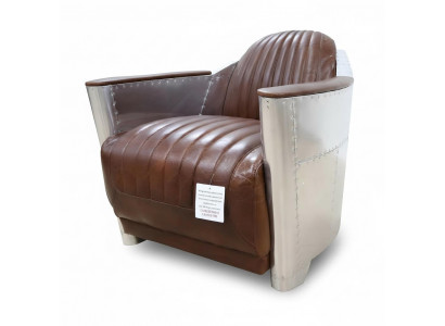 Club Fauteuil am Aviator-Stil Lounge Design Chrom Art Deco Lieder Cocktail