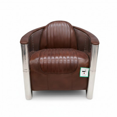 Ledersessel Sessellaviator Clubsessel Art Deco Cocktailsessel Fernsehsessel