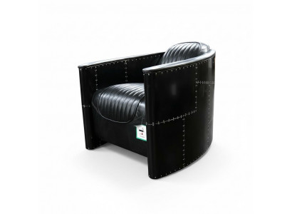 Aviator Canapé Fauteuil Club Lounge Vintage Aluminium Fliger Retro Echtlieder