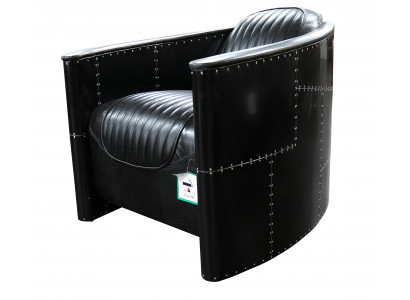 Aviator Canapé Fauteuil Club Lounge Vintage Aluminium Fliger Retro Echtlieder