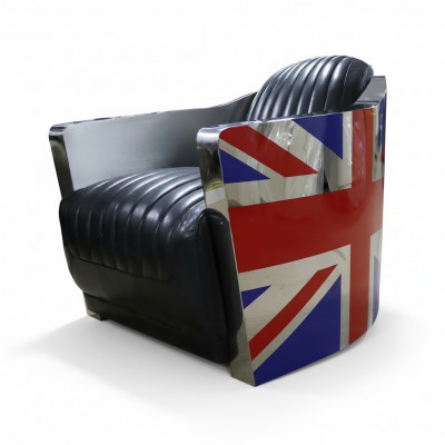 Echtes Lieder Vintage Liederstill Dekor Designsstill Rocket Union Jack Vintage